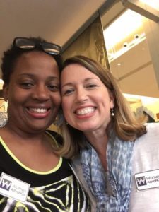 Mary Swann Parry pictured with NaShonda L. Bender-Cooke