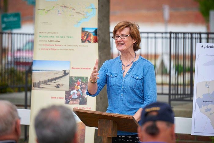 Kate Dixon, Executive Director of Friends of the Mountains-to-Sea Trail